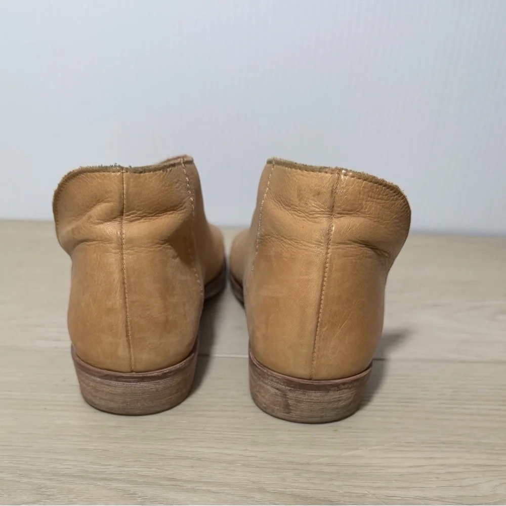 FREE PEOPLE Mont Blanc Sandals Womens Tan Leather 8.5